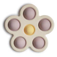 Mushie bijtspeeltje Flower Press Toy - Lilac