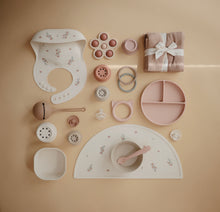 Siliconen slab - Pink flowers