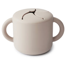 Mushie siliconen snack cup - Ivory