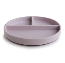 Mushie Siliconen bord - Soft lilac