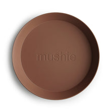 Mushie Plates Round - Caramel [set van 2 stuks]